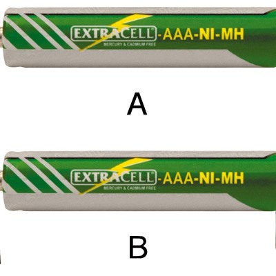 BATTERIA RICARICABILE AAA-NI-MH 1,2V 1000mAh AAA MINISTILO con terminali a saldareExtracell