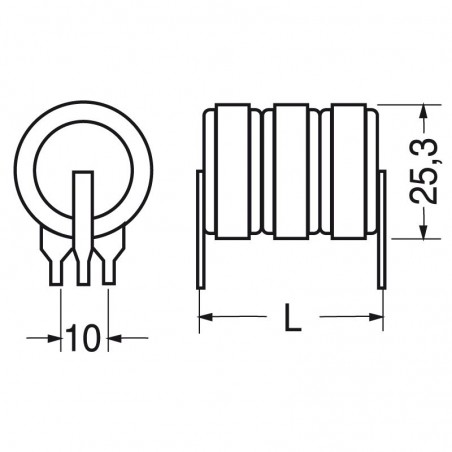 Batteria Tampone Pc Ricaricabile NI-Mh 3,6V 250mAh a Saldare Per Circuiti Stampati con terminaliExtracell