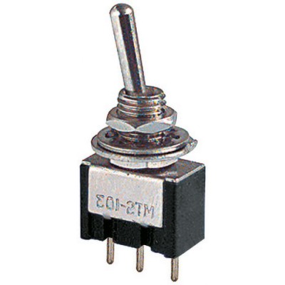 DEVIATORE MINIATURA 1 SCAMBIO 2 POS. STANDARD DA CS 6A 125VElcart