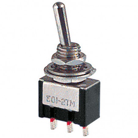 DEVIATORE MINIATURA 1 SCAMBIO 2 POS. STANDARD 6A 125VElcart
