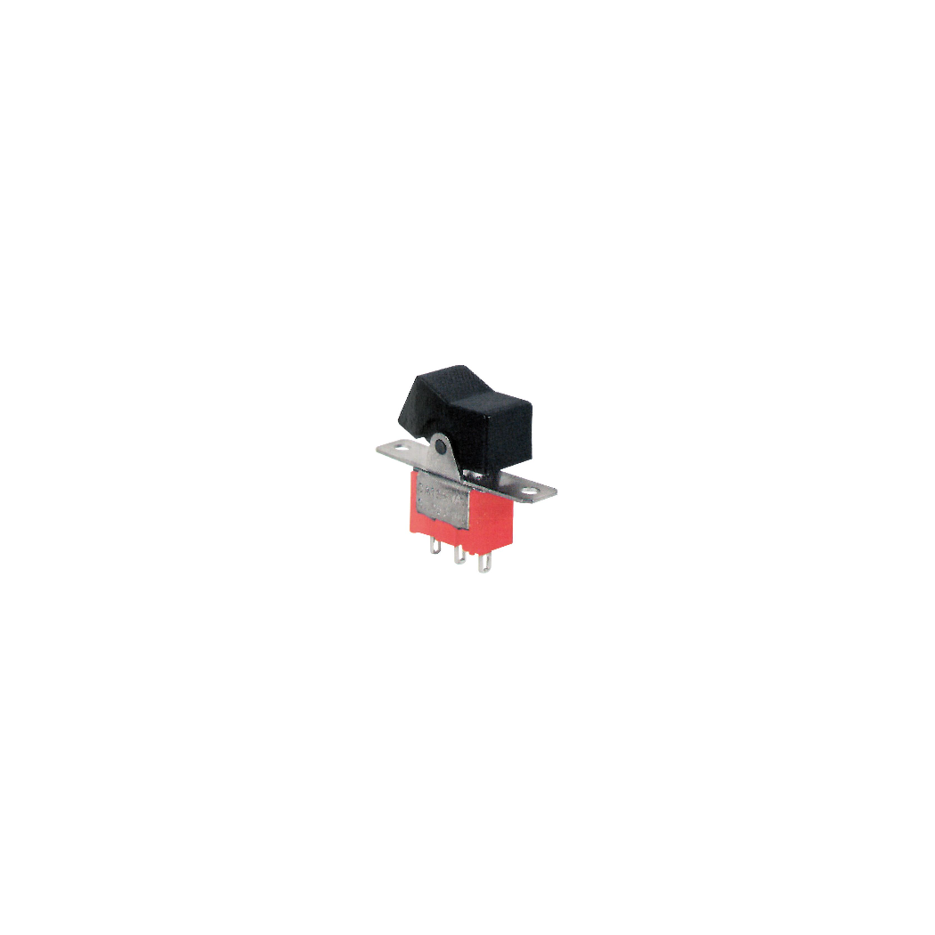 DEVIATORE MINIATURA ON - OFF - ON 1 SCAMBIO 3 POS. STANDARD 6A 125VElcart