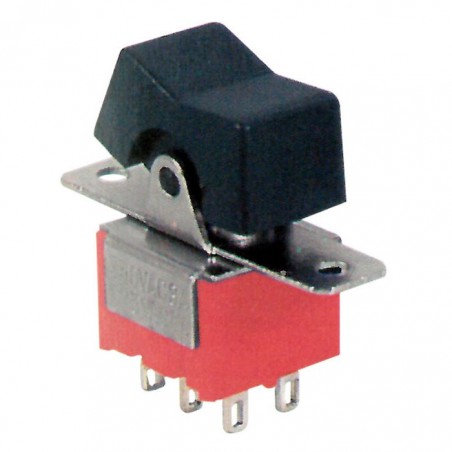 DEVIATORE MINIATURA ON - ON 2 SCAMBI 2 POS. STANDARD 6A 125VElcart