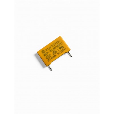 2 pcs Capacitor 100nF 0.1uF 275Vac X2 polyester MKP pitch 15mm 10% R46
