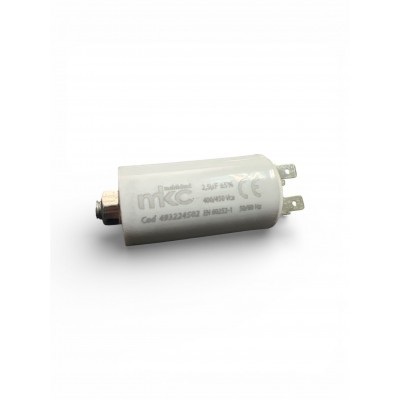 Condensatore per motori 2,5 uF 450V Capacitore Motore Pompa Elettropompa