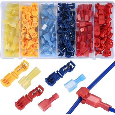 Kit 120 Pezzi Rubacorrente Terminale Connettore Rapido Filo - 0,5-4 mm²