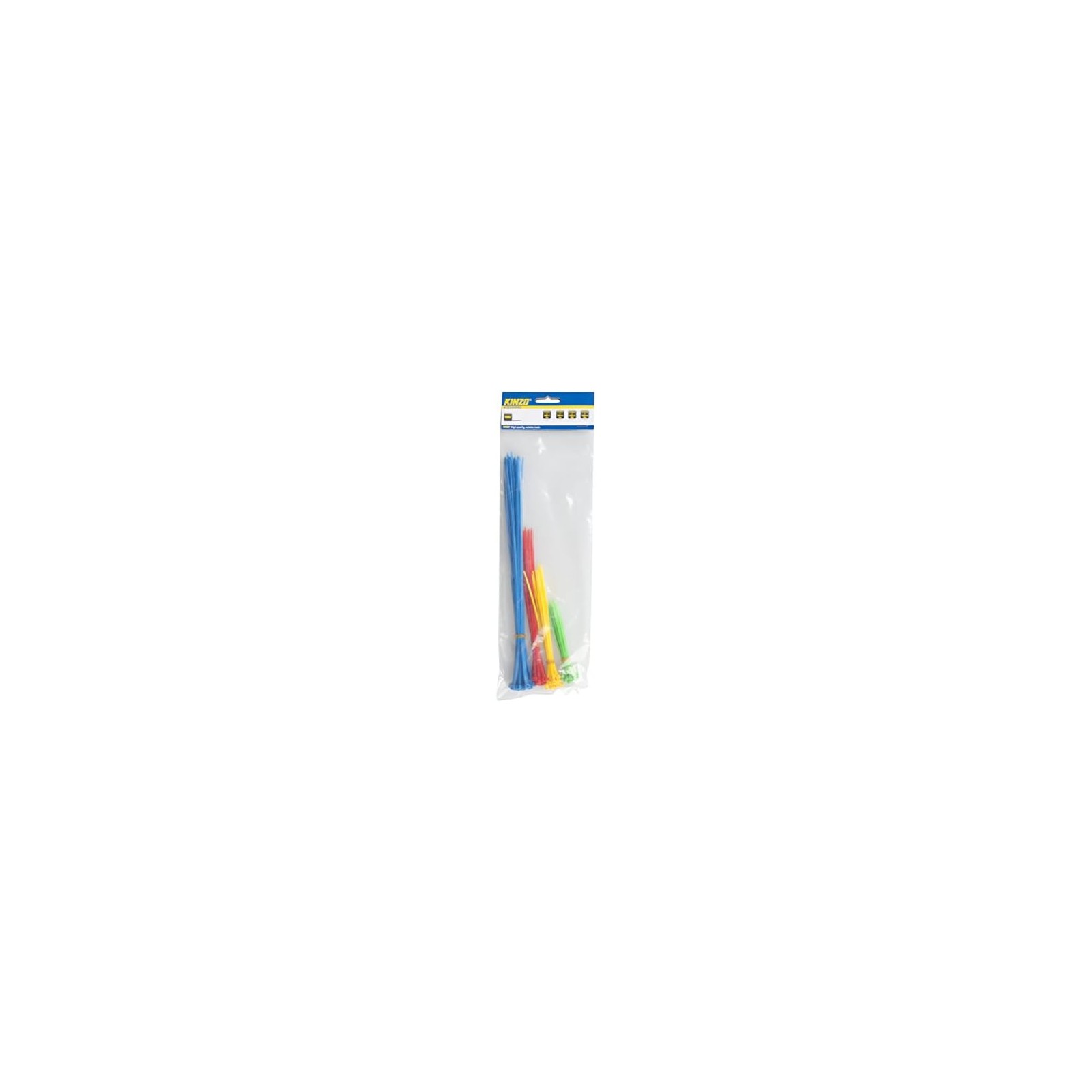 Fascette PVC, 100 pezzi Kinzo, 79386,