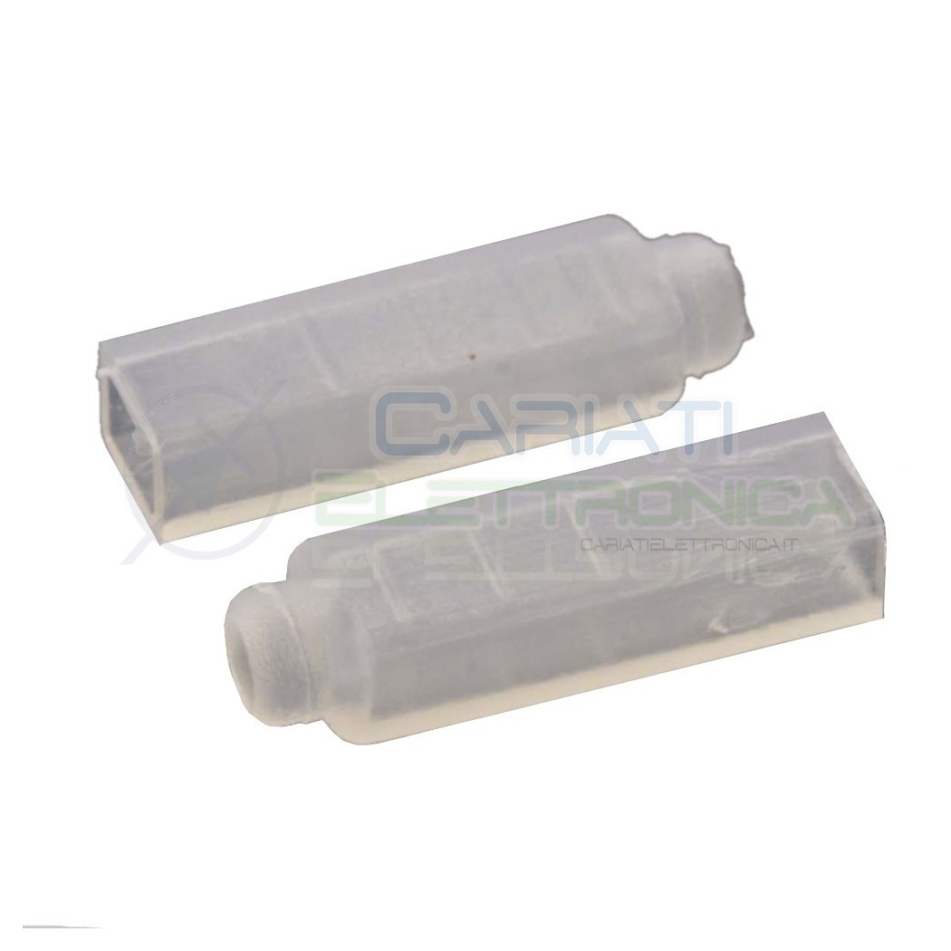 50 PEZZI Cover cappuccio protezione per connettori Faston da 2,8mm