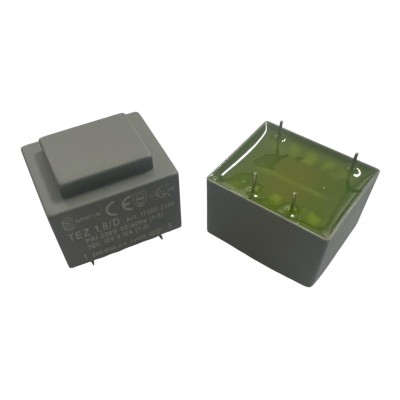 Trasformatore incapsulato BREVE TEZ 1,8/D 17000-2396 PRI 230m50/60 Hz SEC 12V 0,15ABREVE TUFVASSONS