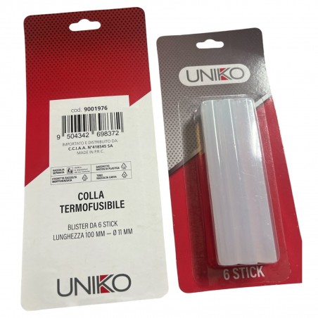 COLLA TERMOFUSIBILE 100mm X 11mm CF 6 PEZZI