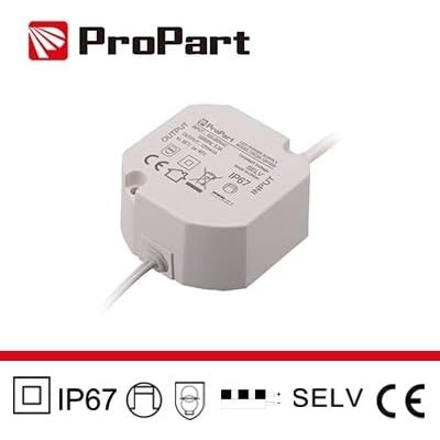 ProPart Alimentatore IP67 Stagno Per Lampade/Strisce Led 24v Dc 20W 0.83A Propart