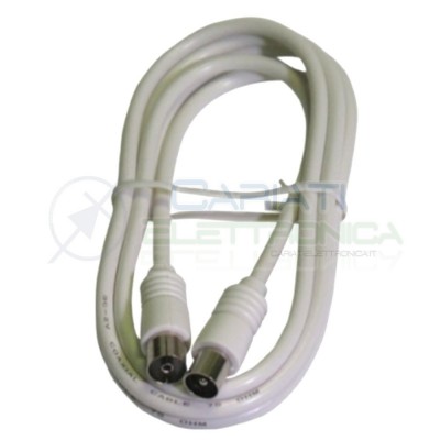 Cavo Coaxial 3c-2v antenna maschio / maschio 60cm