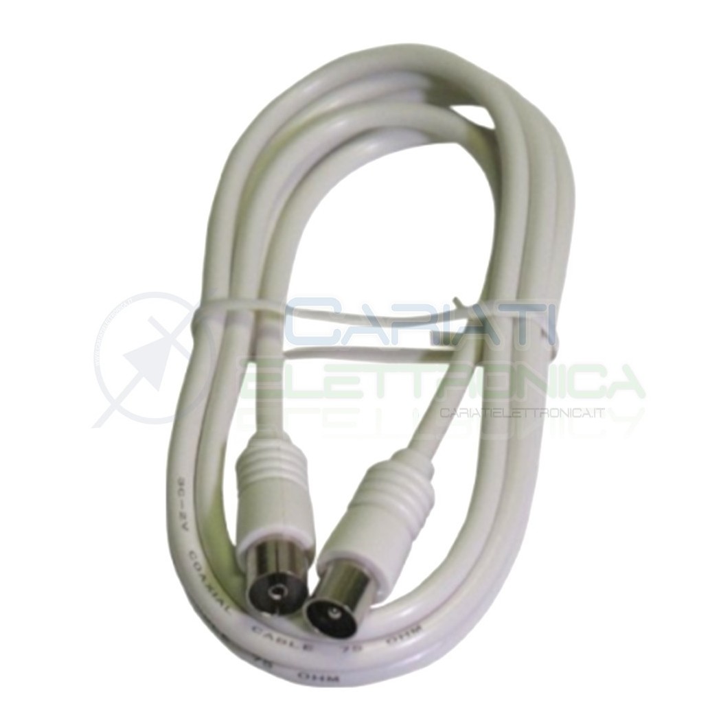 Cavo Coaxial 3c-2v antenna maschio / maschio 60cm