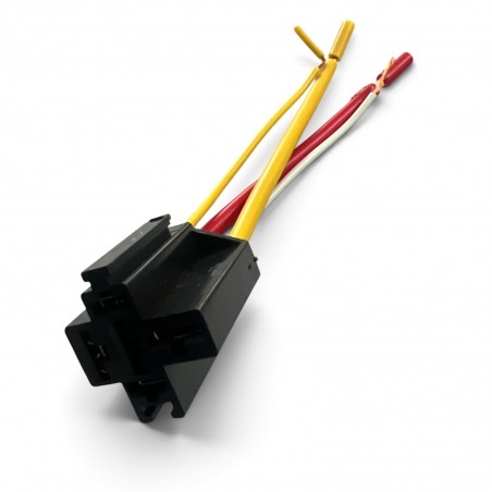 Zoccolo per relè relay 4 pin 80A Auto Camper lunghezza cavi 13cm