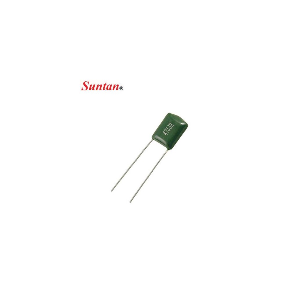 10 pezzi Condensatore in Poliestere 8,2nF 100V 5% TS01 Passo 3,5 mm