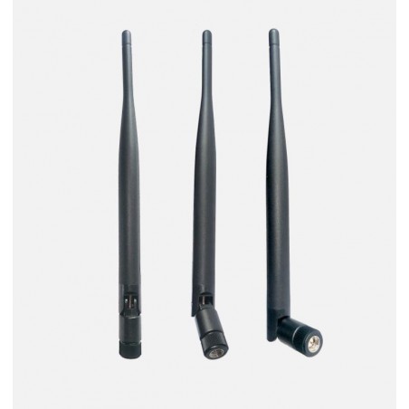 WiFi Antenna 2400MHz/3dBi/SMA Male/20cm/90° foldable e.g. WiFi 5/6 Router