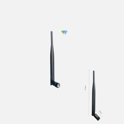 WiFi Antenna 2400MHz/3dBi/SMA Male/20cm/90° foldable e.g. WiFi 5/6 Router