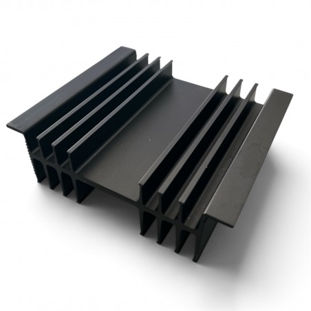 Dissipatore 115 x 100 x 35 Aletta Raffreddamento Alluminio Transistor Chip