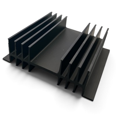 Dissipatore 115 x 100 x 35 Aletta Raffreddamento Alluminio Transistor Chip
