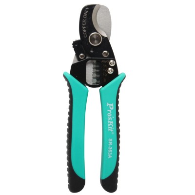 PROSKIT SR-363A Tagliacavi e spelafili rotondo 2 in 1 (168 mm) Proskit