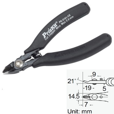 PROSKIT 1PK-501-CE Pinza da taglio con clip di sicurezza 125 mmProskit