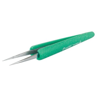 PROSKIT TZ-205N Pinzette Ergo-Grip (punta fine dritta) 140,5 mm Proskit