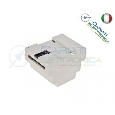Contenitore Custodia DIN per Guida 90 X 70 X 65 mm Anfitiamma Grigio Domotica