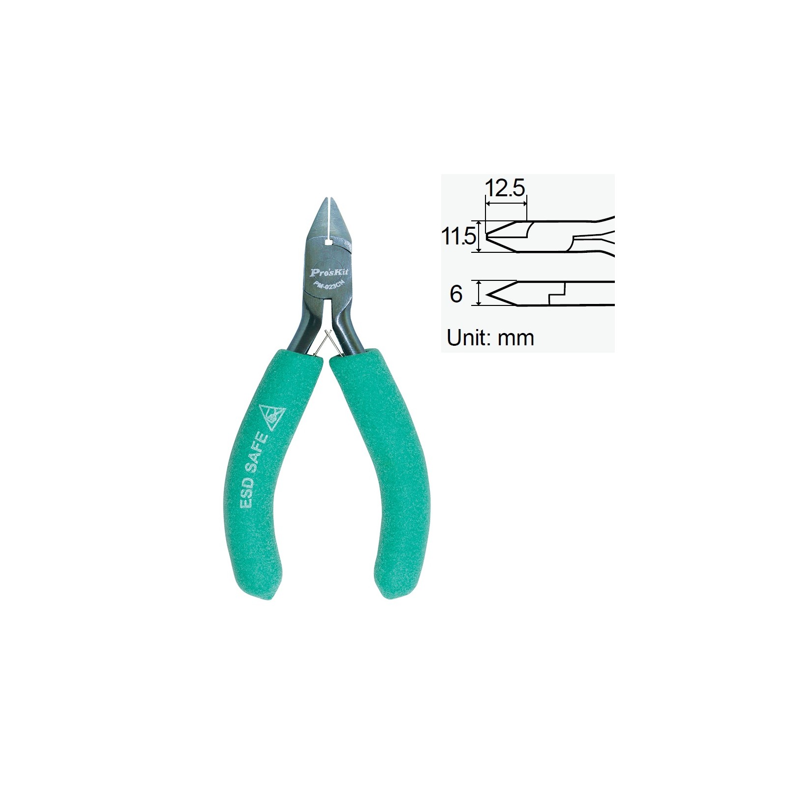 PROSKIT PM-023CN Pinza diagonale a punta (115 mm) Proskit