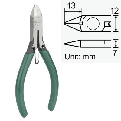 PROSKIT 1PK-717 Pinza da taglio diagonale di precisione (124 mm)Proskit
