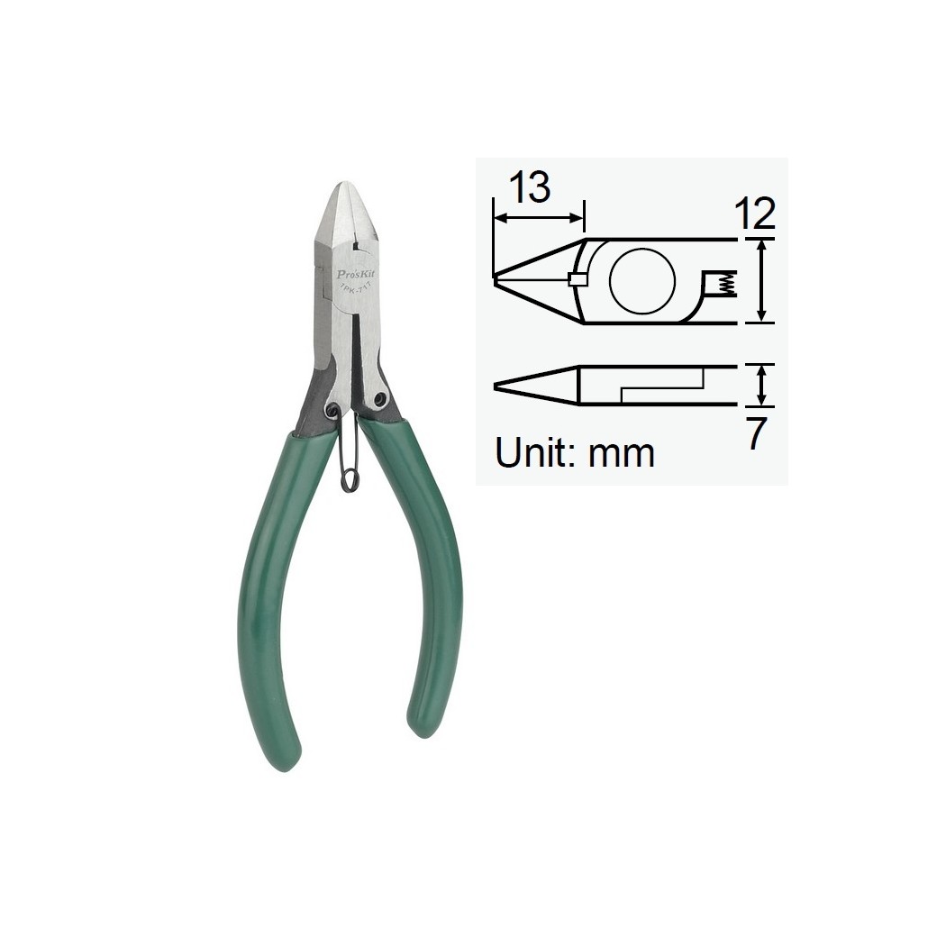 PROSKIT 1PK-717 Pinza da taglio diagonale di precisione (124 mm)Proskit