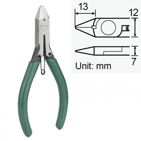 PROSKIT 1PK-717 Pinza da taglio diagonale di precisione (124 mm)Proskit