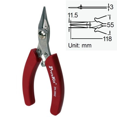 PROSKIT 1PK-396E Pinza a becco dritto (118 mm)Proskit