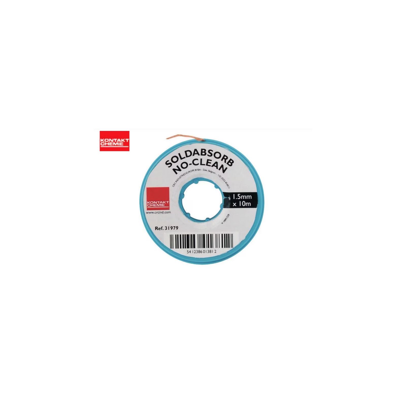 Kontakt-Chemie 31979 SOLDABSORB Treccia dissaldante 10 m x 1,5 mm Flux Kontakt Chemie