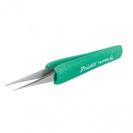 PROSKIT TZ-212N Pinzette Ergo-Grip (punta estremamente fine e affilata) 129 mm Proskit