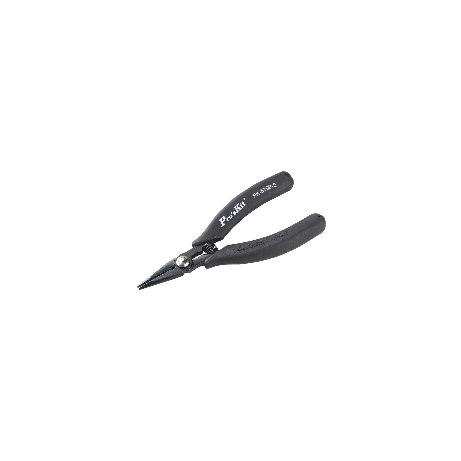 PROSKIT 1PK-5102-E Pinza a becco lungo per impieghi gravosi con impugnatura conduttiva 140 mm Proskit