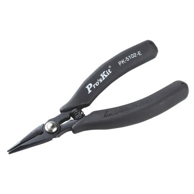 PROSKIT 1PK-5102-E Pinza a becco lungo per impieghi gravosi con impugnatura conduttiva 140 mmProskit