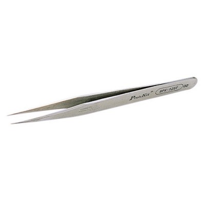 PROSKIT 1PK-125 Pinzette dritte a punta finissima (120 mm)Proskit