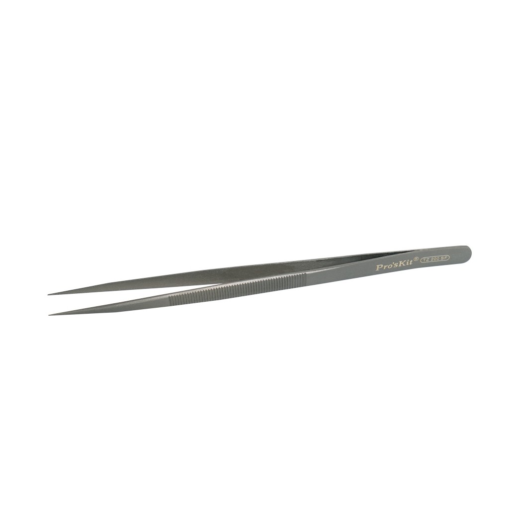PROSKIT TZ-200SF Pinzetta dritta in titanio con punta finissima Proskit
