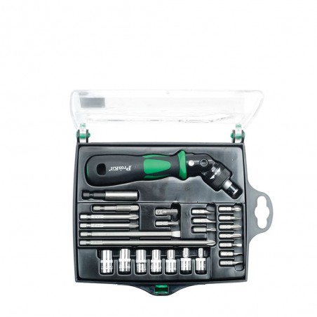PROSKIT SD-2314M Set di cacciaviti a cricchetto reversibile 25 in 1 con punte e bussoleProskit