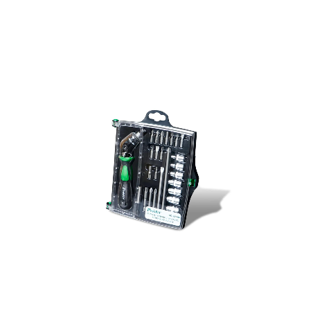 PROSKIT SD-2314M Set di cacciaviti a cricchetto reversibile 25 in 1 con punte e bussoleProskit