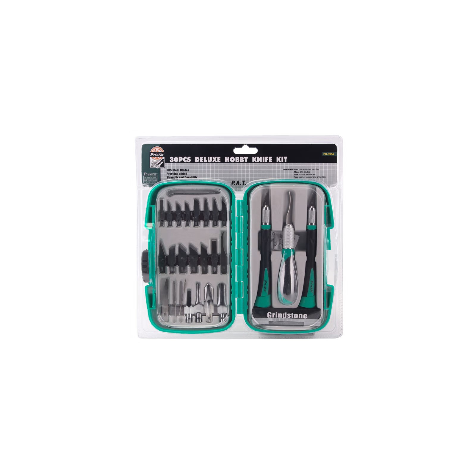 PROSKIT PD-395A Kit di coltelli / taglierina da hobby deluxe da 30 pezzi Donau