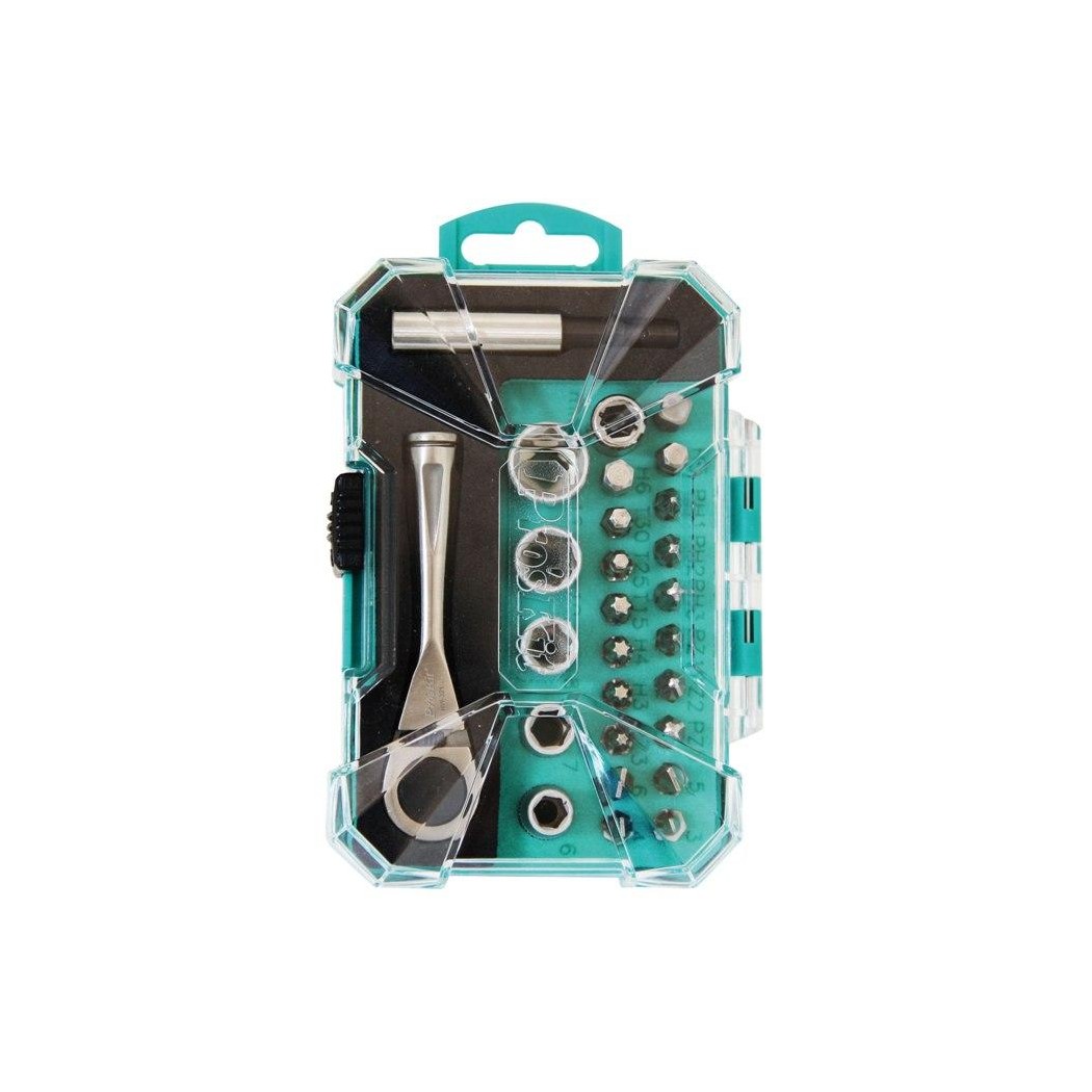PROSKIT SD-2318M Set di 27 pezzi con bussole e cacciavite da 1/4" Proskit