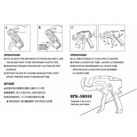PROSKIT 8PK-SR010 Tagliatubi in plasticaProskit