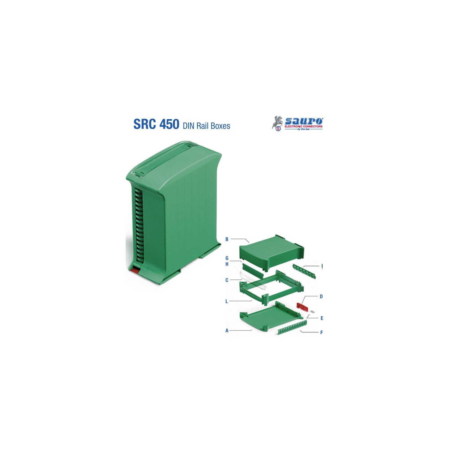 SAURO SRC4500000-V, contenitore con attacco barra