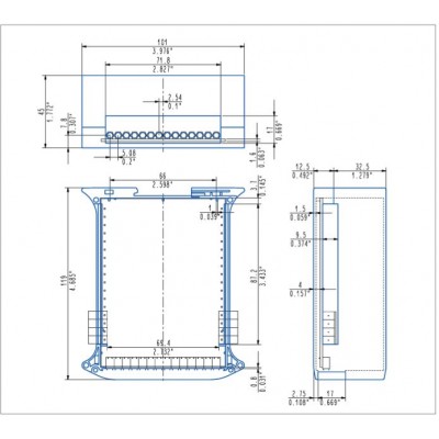 SAURO SRC4500000-V, contenitore con attacco barra