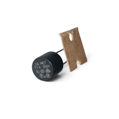 MET, fusibile subminiatura 1A ritardato 8,35x7,7mm