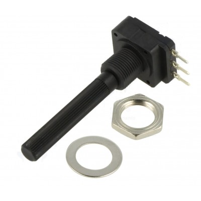Potenziometro assiale mono giro 1MΩ lineare 200mW THT 6mm plastica