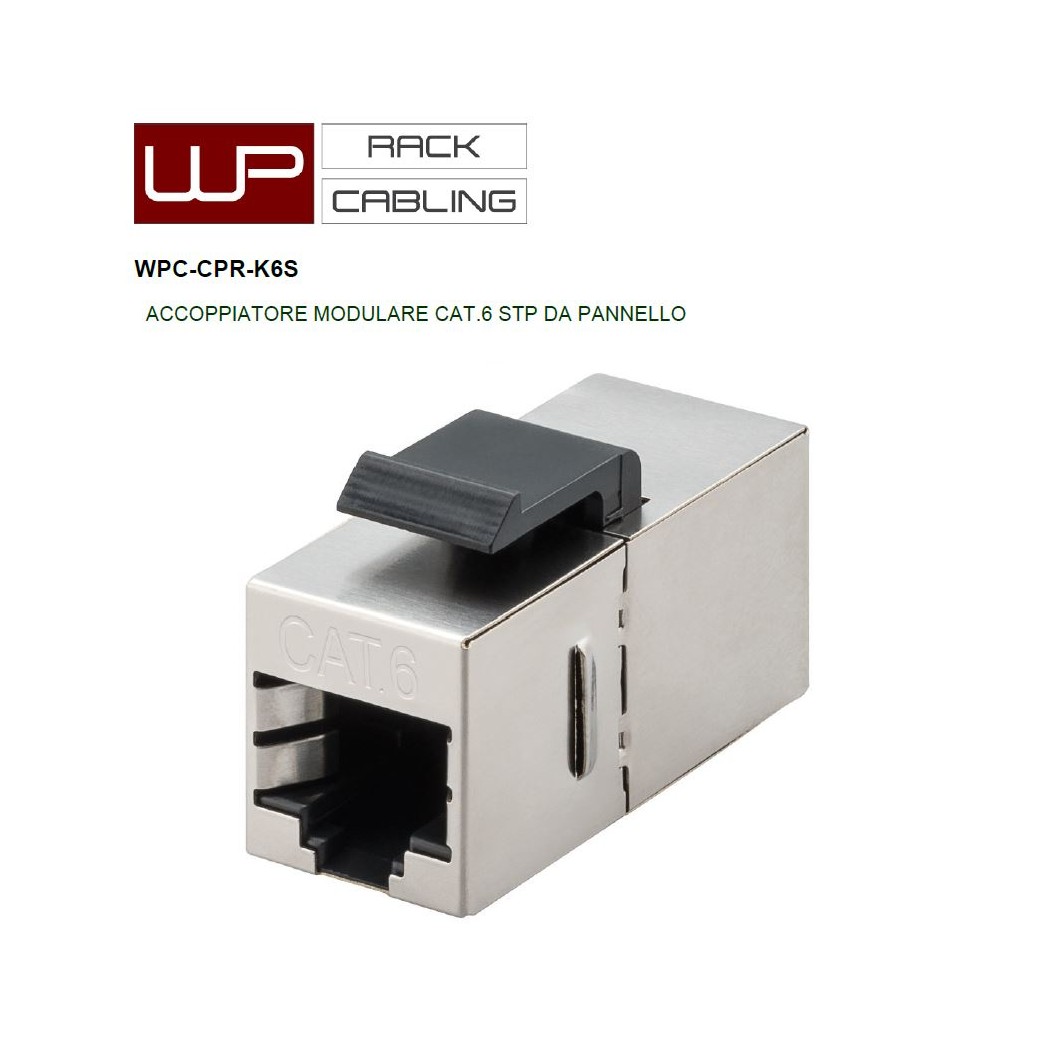 WP Rack & Cabling WPC-CPR-K6S ACCOPPIATORE MODULARE CAT.6 STP DA PANNELLO