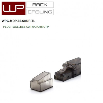 WP Rack & Cabling WPC-MDP-88-6AUP-TL PLUG TOOLLESS CAT.6A RJ45 UTP