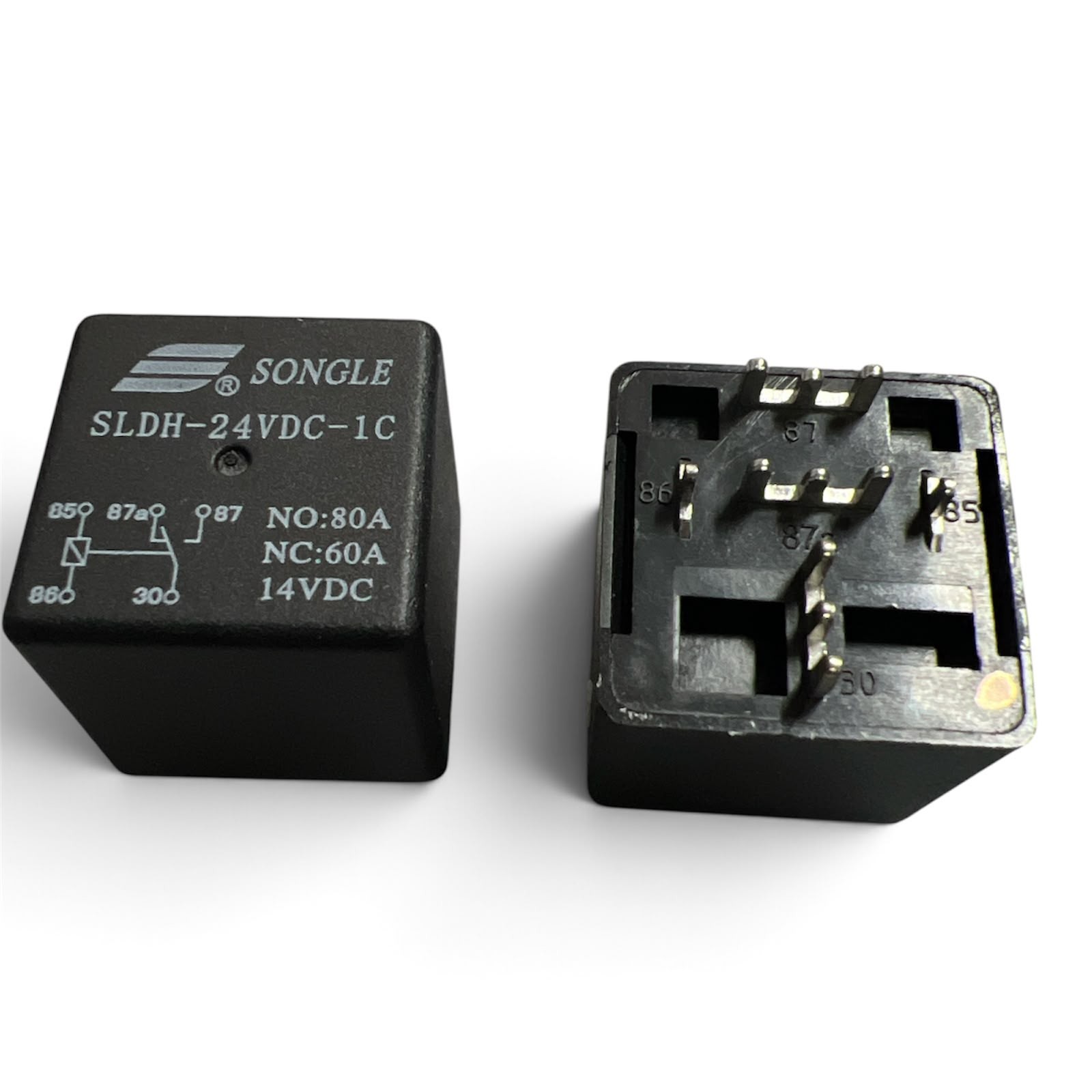 SLDH-24VDC-1C Relè Relay Relais 24V 60A 80A 14VDC SPDT 5 Pin Auto Moto Nautica Songle