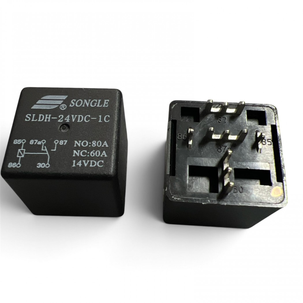 SLDH-24VDC-1C Relè Relay Relais 24V 60A 80A 14VDC SPDT 5 Pin Auto Moto Nautica Songle